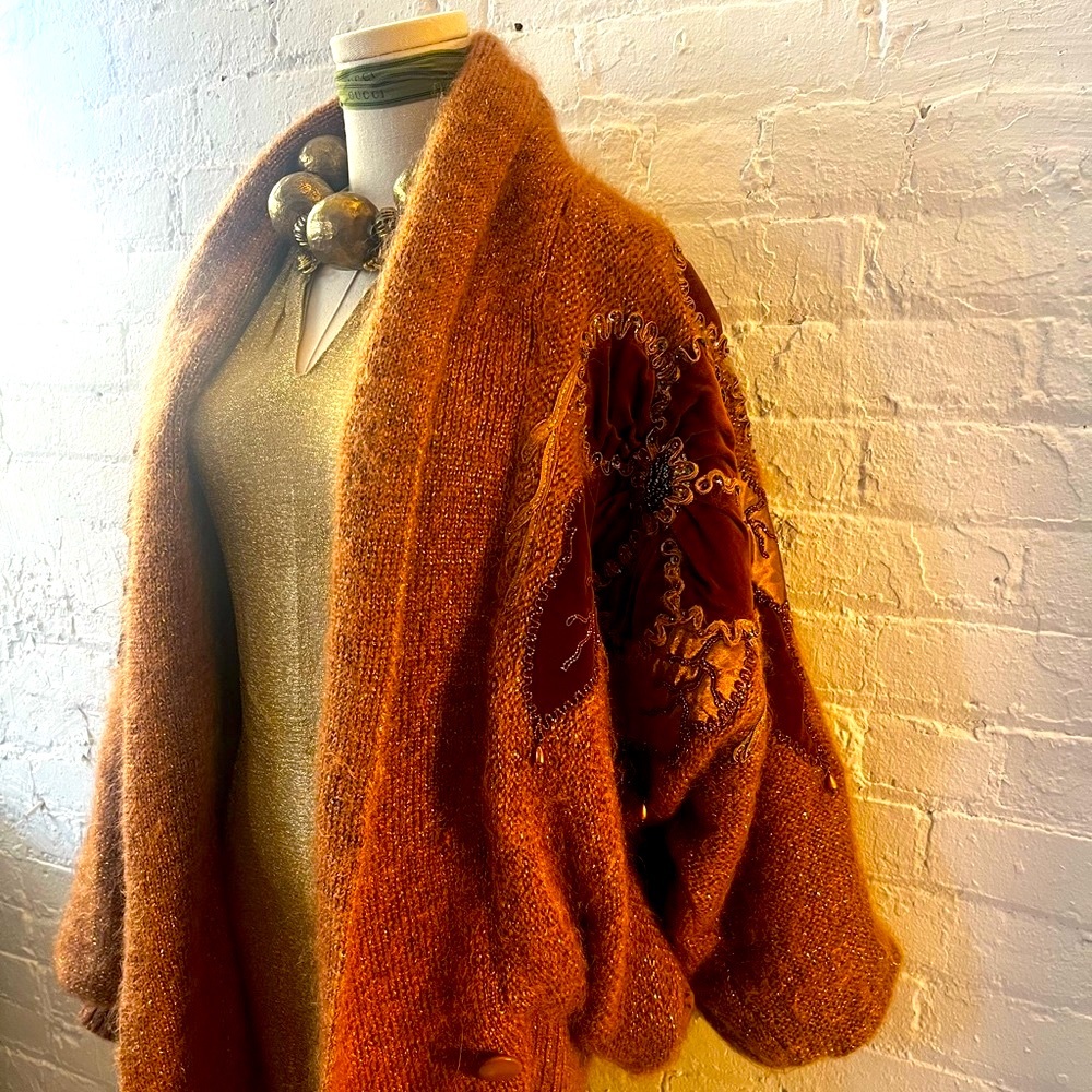 🛍BOGO Sale 80’s Christine Foley Coatigan Sweater